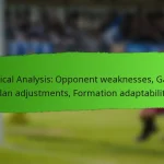 4-1-3-2 Formation: Zone marking, Man-to-man defence, Tactical fouling